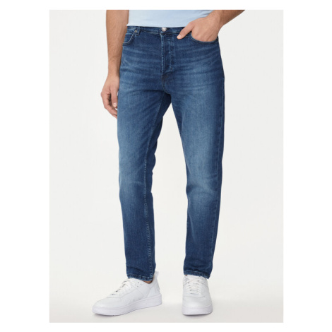 Hugo Džínsy 634 50511324 Modrá Tapered Fit Hugo Boss