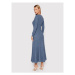Polo Ralph Lauren Úpletové šaty 211838522001 Modrá Regular Fit