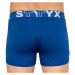 Pánske boxerky Styx športová guma nadrozmer tmavo modré (R968)