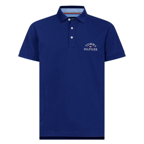 Tommy Hilfiger Polo tričko - ARCH ARTWORK REGULAR POLO modré