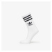 adidas Originals Mid Cut Crew Socks 3-Pack White/ Medium Grey Heather/ Black