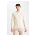 DEFACTO Slim Fit Slim Fit Half Turtleneck Basic Plain Knitwear Sweater