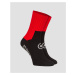 Čierno-červené Cyklistické Ponožky Assos Trail Socks T3