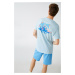 Koton T-Shirt - Navy blue - Oversize