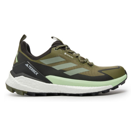 Adidas Trekingová obuv Terrex Free Hiker 2.0 Low GORE-TEX Hiking IE5104 Zelená