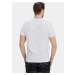 Biele pánske tričko SAM 73