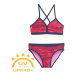 Dievčenské plavky COLOR KIDS Bikini - AOP, diva pink