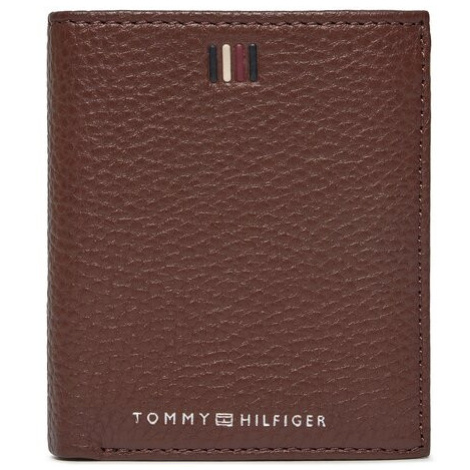 Tommy Hilfiger Veľká pánska peňaženka Th Central Trifold AM0AM11851 Hnedá