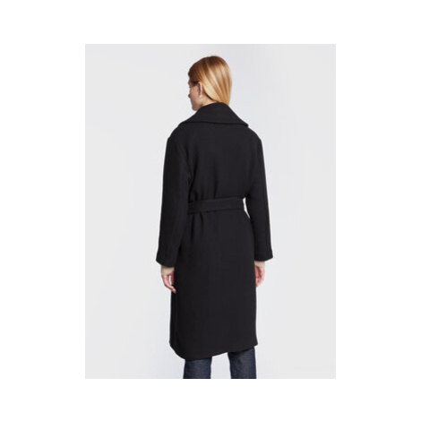 Sisley Prechodný kabát 2RKJLN01P Čierna Regular Fit