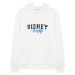 Trendyol Ecru Oversize/Wide Cut Text Printed Hooded Sweatshirt