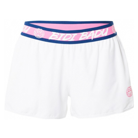BIDI BADU Športové nohavice 'Kara Tech Shopri'  biela / ružová / modrá