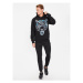 Plein Sport Mikina Hoodie Sweatshirt Chrome Tiger AACC MJB3163 SJO001N Čierna Regular Fit