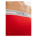 Tommy Jeans Blúzka Logo Taping DW0DW17890 Červená Slim Fit