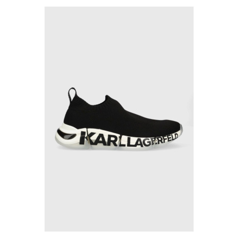Tenisky Karl Lagerfeld QUADRA čierna farba, KL63213