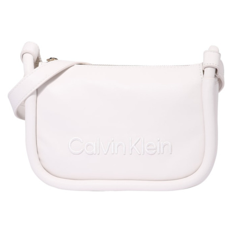 Calvin Klein Taška cez rameno  prírodná biela