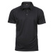 Tee Jays Pánske funkčné polo tričko - väčšej veľkosti TJ7200X Black