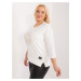 Women's cotton blouse size Ecru