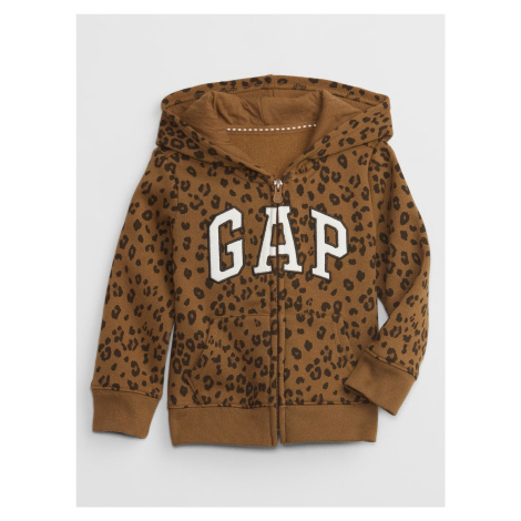 GAP Kids Sweatshirt with Leopard Logo - Girls
