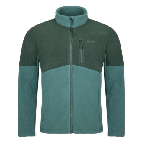 Men's fleece sweatshirt Kilpi GLANDER-M dark green