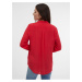 Červená dámska košeľa CAMAIEU