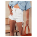 Women's Shorts STYLE SHORTS - White Dstreet