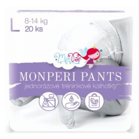 MONPERI PANTS Nohavičky plienkové jednorazové L (8-14 kg)