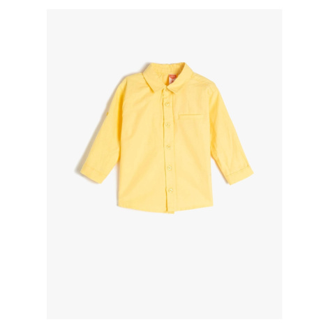 Koton 3smb60057tw Boys Shirts Yellow