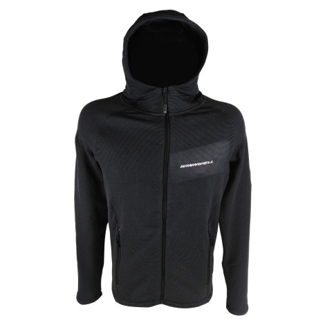 Mikina Winnwell Hoody Fleece, Senior, XXL, černá