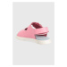 Detské kožené sandále Camper Oruga ružová farba