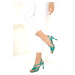 Soho Green Women's Classic Heeled Shoes 19029