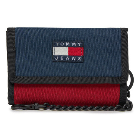 Tommy Jeans Veľká pánska peňaženka Tjm Heritage Nylon Trifold AM0AM12078 Tmavomodrá Tommy Hilfiger