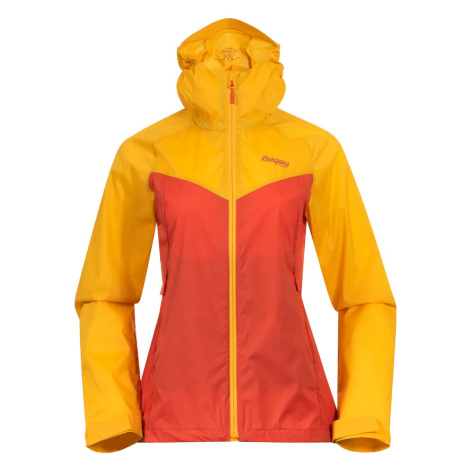 Women's Jacket Bergans Microlight W Jacket Brick/Light Golden Yellow