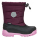 Detské vysoké zimné topánky COLOR KIDS Boots melange WP potent purple