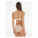 Béžová dámska push-up podprsenka Calvin Klein Underwear Seductive Comfort