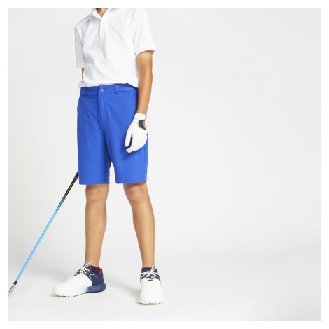 Detské golfové šortky MW500 modré INESIS