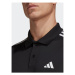 Adidas Polokošeľa Train Essentials Piqué 3-Stripes Training Polo Shirt IB8107 Čierna Regular Fit