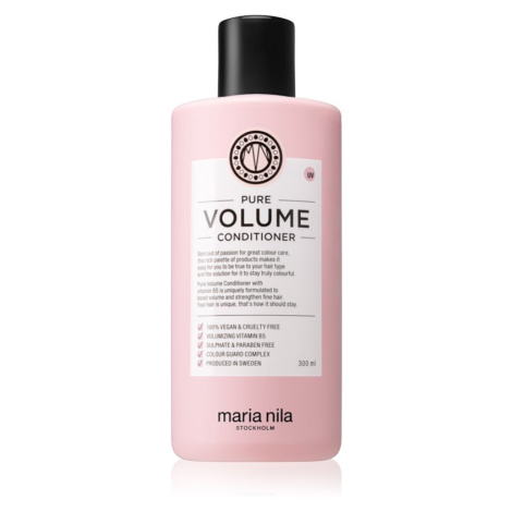Maria Nila Pure Volume kondicionér pre objem jemných vlasov s hydratačným účinkom bez sulfátov