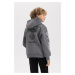 DEFACTO Boy's Regular Fit Thick Hooded Sweatshirt