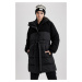 DEFACTO Oversize Wide Cut Faux Für Detailed Quilted Puffer Coat Parka