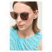 Slnečné okuliare Armani Exchange dámske, béžová farba