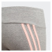 ADIDAS PERFORMANCE Športové nohavice  svetloružová / sivá melírovaná