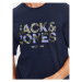 Jack&Jones Tričko 12235189 Tmavomodrá Regular Fit