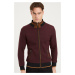 1021 DEWBERRY MEN'S SWEATSHIRT-DOTTED BURGUNDY