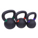 Sada powdercoated kettlebellu Sportago Ironside - 8 + 10 + 12 kg