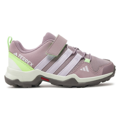 Adidas Trekingová obuv Terrex AX2R Hook-and-Loop Hiking IE7614 Fialová