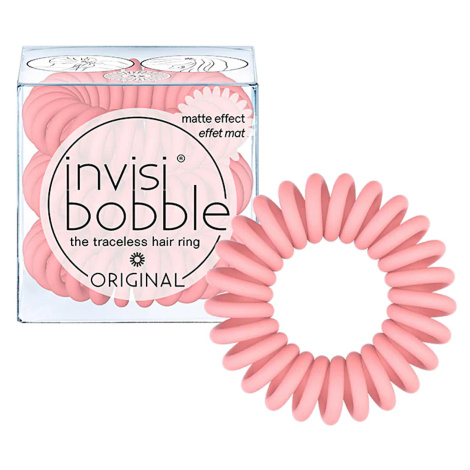 Špirálová gumička do vlasov Invisibobble Original Me, Myselfie and I - matná ružová, 3 ks (IB-OR
