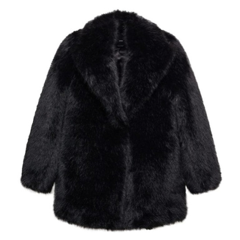 MANGO Zimný kabát 'Brindis'  čierna