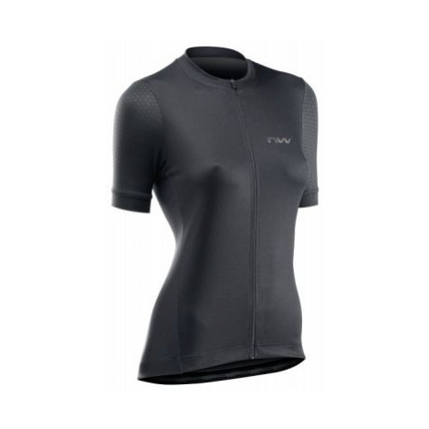 Active Woman Jersey Short Sleeve Black North Wave