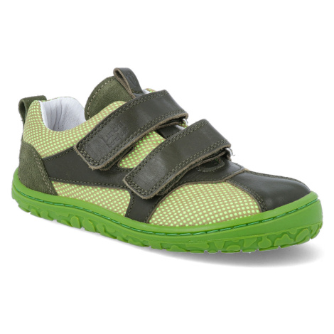 Barefoot tenisky Lurchi - Nevio Nappa Olive green