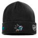 San Jose Sharks zimná čiapka Cuffed Knit Black